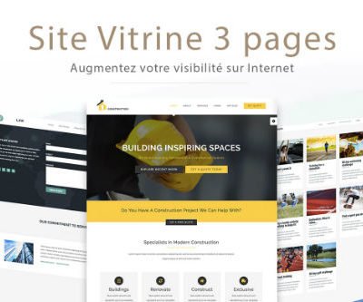 Site Vitrine 3 pages
