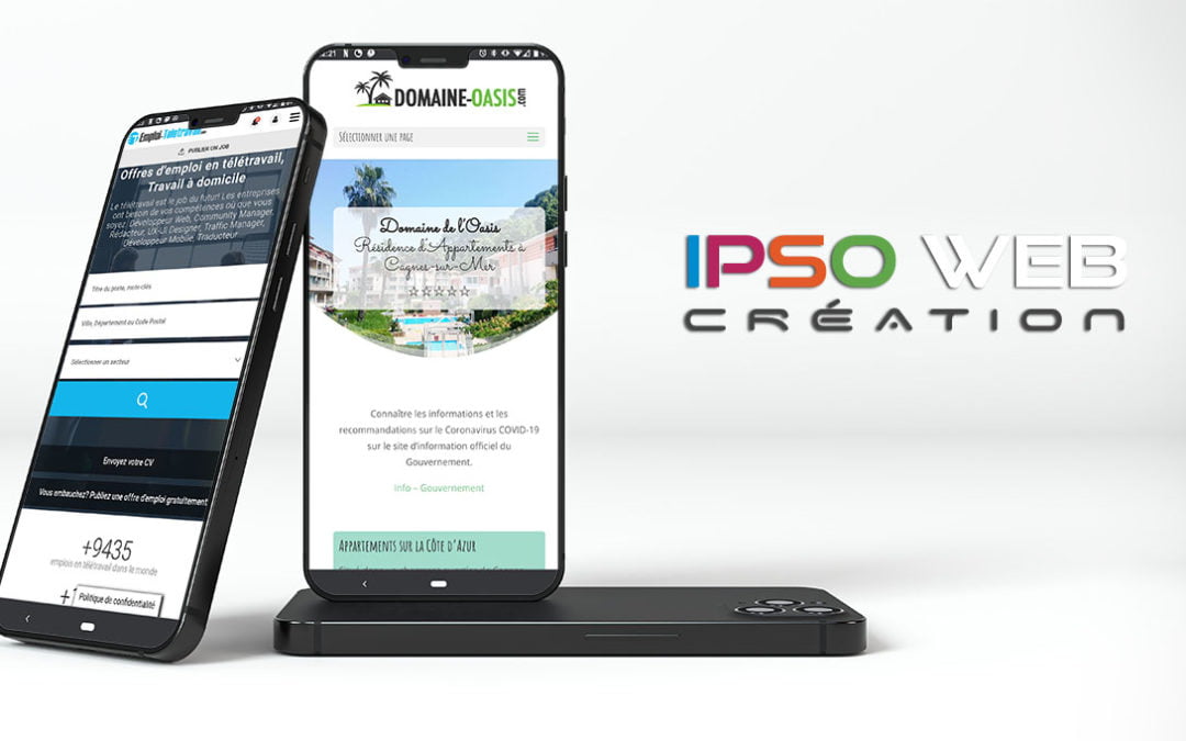 Site internet mobile pour acquérir plus de 60 % de visiteurs
